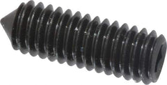 Value Collection - M4x0.70, 12mm OAL, Cone Point Set Screw - Grade 14.9 (45H) Alloy Steel, 2mm Key - USA Tool & Supply