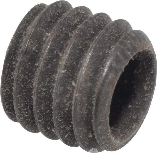 Value Collection - M5x0.80, 5mm OAL, Cone Point Set Screw - Grade 14.9 (45H) Alloy Steel, 2.5mm Key - USA Tool & Supply