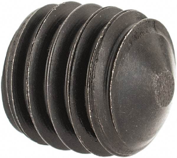Value Collection - M8x1.25, 8mm OAL, Cone Point Set Screw - Grade 14.9 (45H) Alloy Steel, 4mm Key - USA Tool & Supply