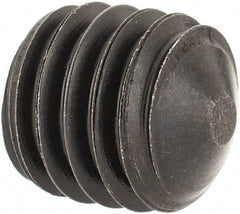 Value Collection - M8x1.25, 8mm OAL, Cone Point Set Screw - Grade 14.9 (45H) Alloy Steel, 4mm Key - USA Tool & Supply