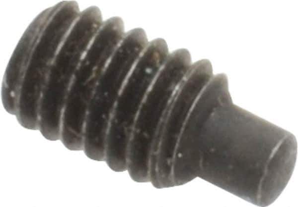 Value Collection - M4x0.70, 8mm OAL, Dog Point Set Screw - Grade 14.9 (45H) Alloy Steel, 2mm Key - USA Tool & Supply