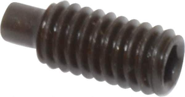 Value Collection - M4x0.70, 10mm OAL, Dog Point Set Screw - Grade 14.9 (45H) Alloy Steel, 2mm Key - USA Tool & Supply