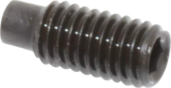 Value Collection - M5x0.80, 12mm OAL, Dog Point Set Screw - Grade 14.9 (45H) Alloy Steel, 2.5mm Key - USA Tool & Supply