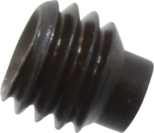 Value Collection - M6x1.00, 6mm OAL, Dog Point Set Screw - Grade 14.9 (45H) Alloy Steel, 3mm Key - USA Tool & Supply