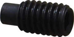 Value Collection - M6x1.00, 12mm OAL, Dog Point Set Screw - Grade 14.9 (45H) Alloy Steel, 3mm Key - USA Tool & Supply