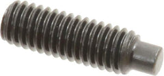 Value Collection - M6x1.00, 20mm OAL, Dog Point Set Screw - Grade 14.9 (45H) Alloy Steel, 3mm Key - USA Tool & Supply
