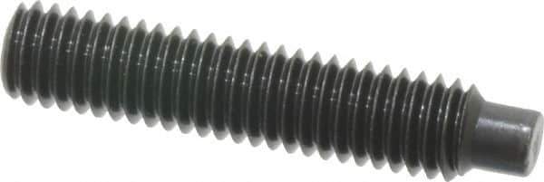 Value Collection - M6x1.00, 30mm OAL, Dog Point Set Screw - Grade 14.9 (45H) Alloy Steel, 3mm Key - USA Tool & Supply