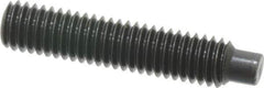 Value Collection - M6x1.00, 30mm OAL, Dog Point Set Screw - Grade 14.9 (45H) Alloy Steel, 3mm Key - USA Tool & Supply