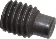 Value Collection - M8x1.25, 12mm OAL, Dog Point Set Screw - Grade 14.9 (45H) Alloy Steel, 4mm Key - USA Tool & Supply