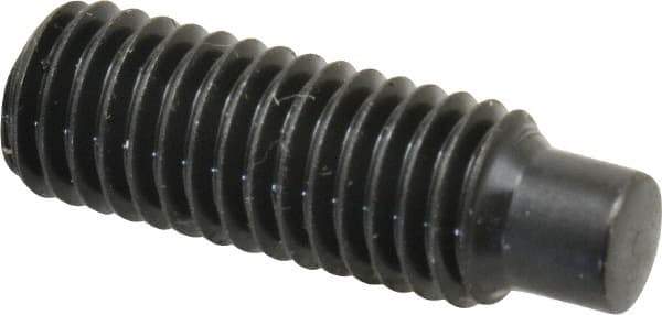 Value Collection - M8x1.25, 25mm OAL, Dog Point Set Screw - Grade 14.9 (45H) Alloy Steel, 4mm Key - USA Tool & Supply