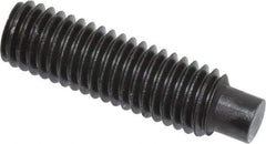 Value Collection - M8x1.25, 30mm OAL, Dog Point Set Screw - Grade 14.9 (45H) Alloy Steel, 4mm Key - USA Tool & Supply