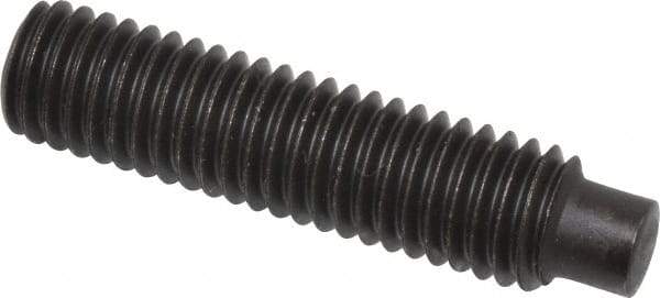 Value Collection - M8x1.25, 35mm OAL, Dog Point Set Screw - Grade 14.9 (45H) Alloy Steel, 4mm Key - USA Tool & Supply