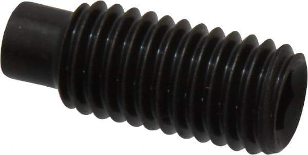 Value Collection - M10x1.50, 25mm OAL, Dog Point Set Screw - Grade 14.9 (45H) Alloy Steel, 5mm Key - USA Tool & Supply