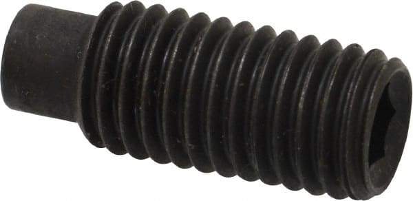 Value Collection - M12x1.75, 30mm OAL, Dog Point Set Screw - Grade 14.9 (45H) Alloy Steel, 6mm Key - USA Tool & Supply