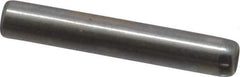 Value Collection - 3mm Diam x 18mm Pin Length Grade 8 Alloy Steel Precision Dowel Pin - Bright Finish, 1 Rounded End - USA Tool & Supply