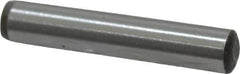 Value Collection - 4mm Diam x 22mm Pin Length Grade 8 Alloy Steel Precision Dowel Pin - Bright Finish, 1 Rounded End - USA Tool & Supply