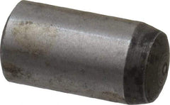 Value Collection - 5mm Diam x 10mm Pin Length Grade 8 Alloy Steel Precision Dowel Pin - Bright Finish, 1 Rounded End - USA Tool & Supply
