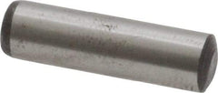 Value Collection - 6mm Diam x 22mm Pin Length Grade 8 Alloy Steel Precision Dowel Pin - Bright Finish, 1 Rounded End - USA Tool & Supply