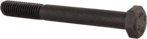 Value Collection - M8x1.25mm Metric Coarse, 70mm Length Under Head Hex Head Cap Screw - Partially Threaded, Grade 8.8 Steel, Uncoated, 13mm Hex - USA Tool & Supply