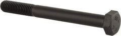 Value Collection - M8x1.25mm Metric Coarse, 75mm Length Under Head Hex Head Cap Screw - Partially Threaded, Grade 8.8 Steel, Uncoated, 13mm Hex - USA Tool & Supply