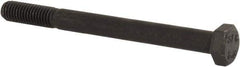 Value Collection - M8x1.25mm Metric Coarse, 90mm Length Under Head Hex Head Cap Screw - Partially Threaded, Grade 8.8 Steel, Uncoated, 13mm Hex - USA Tool & Supply