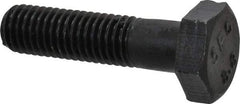 Value Collection - M10x1.50mm Metric Coarse, 40mm Length Under Head Hex Head Cap Screw - Partially Threaded, Grade 8.8 Steel, Uncoated, 17mm Hex - USA Tool & Supply