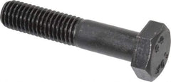 Value Collection - M10x1.50mm Metric Coarse, 50mm Length Under Head Hex Head Cap Screw - Partially Threaded, Grade 8.8 Steel, Uncoated, 17mm Hex - USA Tool & Supply