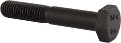 Value Collection - M10x1.50mm Metric Coarse, 60mm Length Under Head Hex Head Cap Screw - Partially Threaded, Grade 8.8 Steel, Uncoated, 17mm Hex - USA Tool & Supply