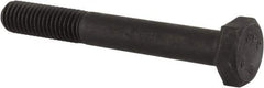 Value Collection - M10x1.50mm Metric Coarse, 75mm Length Under Head Hex Head Cap Screw - Partially Threaded, Grade 8.8 Steel, Uncoated, 17mm Hex - USA Tool & Supply