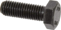 Value Collection - M12x1.75mm Metric Coarse, 35mm Length Under Head Hex Head Cap Screw - Fully Threaded, Grade 8.8 Steel, Uncoated, 19mm Hex - USA Tool & Supply