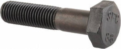 Value Collection - M10x1.25mm Metric Fine, 45mm Length Under Head Hex Head Cap Screw - Partially Threaded, Grade 8.8 Steel, Uncoated, 17mm Hex - USA Tool & Supply