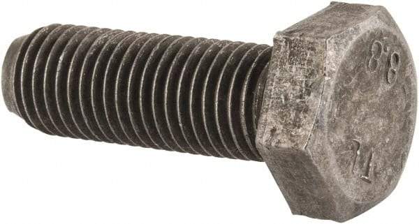 Value Collection - M12x1.50mm Metric Fine, 35mm Length Under Head Hex Head Cap Screw - Fully Threaded, Grade 8.8 Steel, Uncoated, 19mm Hex - USA Tool & Supply