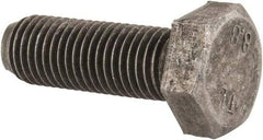 Value Collection - M12x1.50mm Metric Fine, 35mm Length Under Head Hex Head Cap Screw - Fully Threaded, Grade 8.8 Steel, Uncoated, 19mm Hex - USA Tool & Supply
