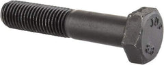 Value Collection - M12x1.50mm Metric Fine, 60mm Length Under Head Hex Head Cap Screw - Partially Threaded, Grade 8.8 Steel, Uncoated, 19mm Hex - USA Tool & Supply