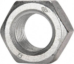 Value Collection - M20x2.50 Metric Coarse Grade 8 Hex Lock Nut with Distorted Thread - 20mm High, Zinc-Plated Finish - USA Tool & Supply