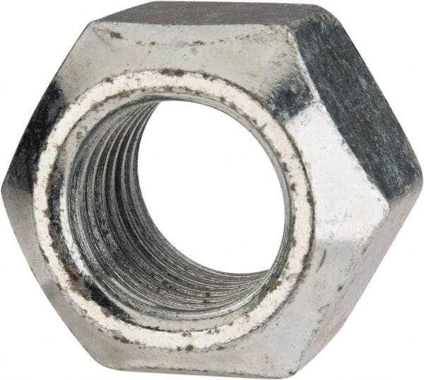 Value Collection - M24x3.00 Metric Coarse Grade 8 Hex Lock Nut with Distorted Thread - 24mm High, Zinc-Plated Finish - USA Tool & Supply