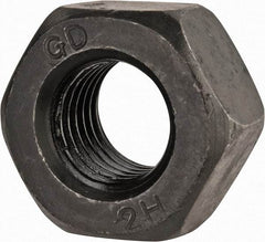 Value Collection - M20x2.50 Steel Right Hand Heavy Hex Nut - 37.29mm Across Flats, 20mm High, Uncoated - USA Tool & Supply