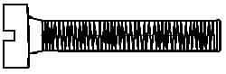 Value Collection - M2x0.40, 8mm Length Under Head Slotted Drive Machine Screw - Cheese Head, Grade 4.8 Steel, Zinc-Plated Finish, Without Washer - USA Tool & Supply