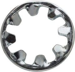 Value Collection - M8 Screw, 8.2mm ID, Spring Steel Internal Tooth Lock Washer - 14mm OD, Zinc-Plated, Grade 2 - USA Tool & Supply