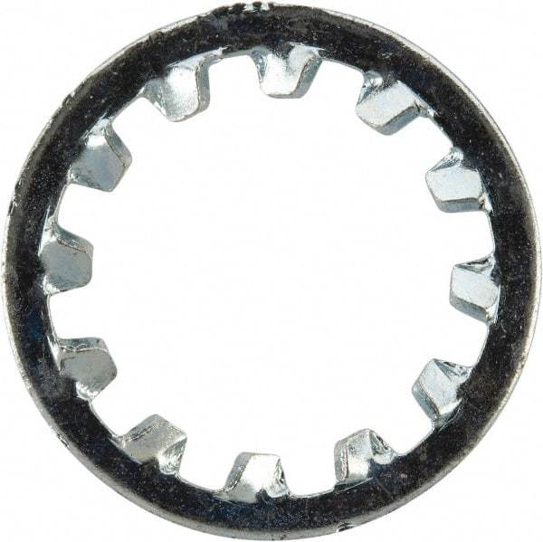 Value Collection - M16 Screw, 17mm ID, Spring Steel Internal Tooth Lock Washer - 26mm OD, Zinc-Plated, Grade 2 - USA Tool & Supply