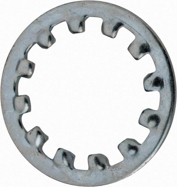 Value Collection - M20 Screw, 21mm ID, Spring Steel Internal Tooth Lock Washer - 33mm OD, Zinc-Plated, Grade 2 - USA Tool & Supply