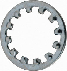 Value Collection - M20 Screw, 21mm ID, Spring Steel Internal Tooth Lock Washer - 33mm OD, Zinc-Plated, Grade 2 - USA Tool & Supply