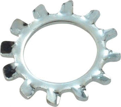 Value Collection - M10 Screw, 10.5mm ID, Spring Steel External Tooth Lock Washer - 18mm OD, Zinc-Plated, Grade 2 - USA Tool & Supply