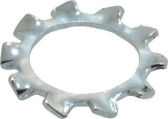Value Collection - M12 Screw, 13mm ID, Spring Steel External Tooth Lock Washer - 20.5mm OD, Zinc-Plated, Grade 2 - USA Tool & Supply