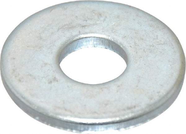Value Collection - M8 Screw, Steel Fender Flat Washer - 8.4mm ID x 24mm OD, 2mm Thick, Zinc-Plated Finish - USA Tool & Supply