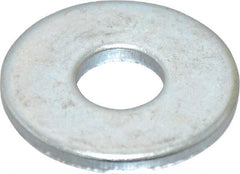 Value Collection - M8 Screw, Steel Fender Flat Washer - 8.4mm ID x 24mm OD, 2mm Thick, Zinc-Plated Finish - USA Tool & Supply