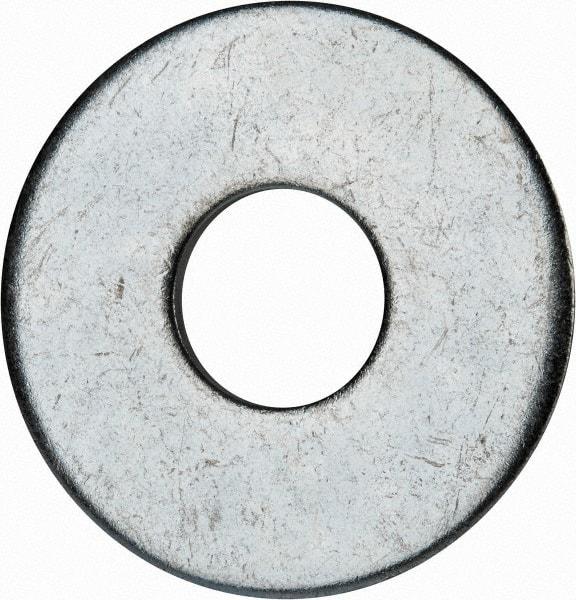 Value Collection - M12 Screw, Steel Fender Flat Washer - 13mm ID x 37mm OD, 3mm Thick, Zinc-Plated Finish - USA Tool & Supply