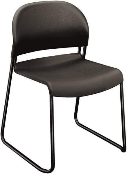 Hon - Polymer Lava Stacking Chair - Chrome Frame, 19 Inch Wide x 21 Inch Deep x 30 Inch High - USA Tool & Supply