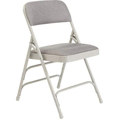 NPS - Folding Chairs Pad Type: Folding Chair w/Fabric Padded Seat Material: Steel - USA Tool & Supply