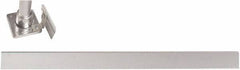 Hollaender - 6' Long x 4" High, Aluminum Toeboard - 4" Pipe, Includes Toeboard & Bag Hardware - USA Tool & Supply